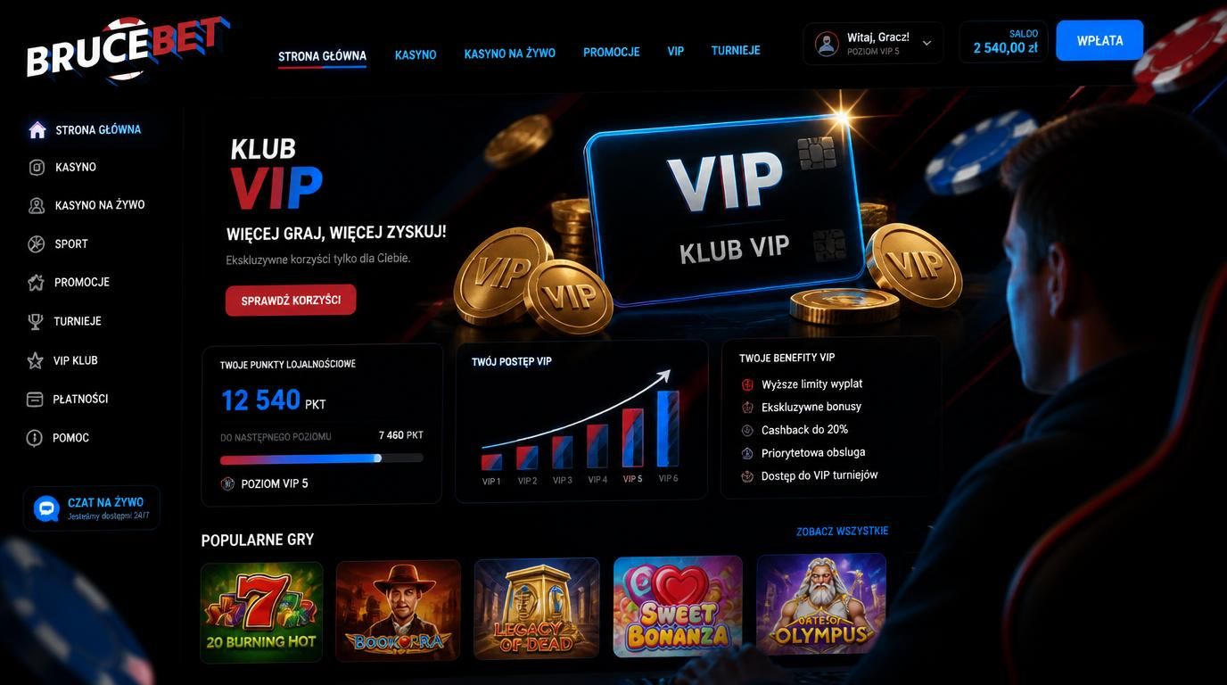 Karta VIP, punkty lojalnościowe, wykres awansu w programie lojalnościowym